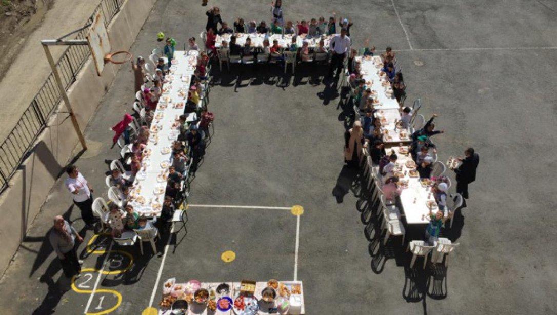 Kıbledağı Şehit Metin Çetin İlkokulu Sağlıklı Kahvaltı-Spor Etkinliği